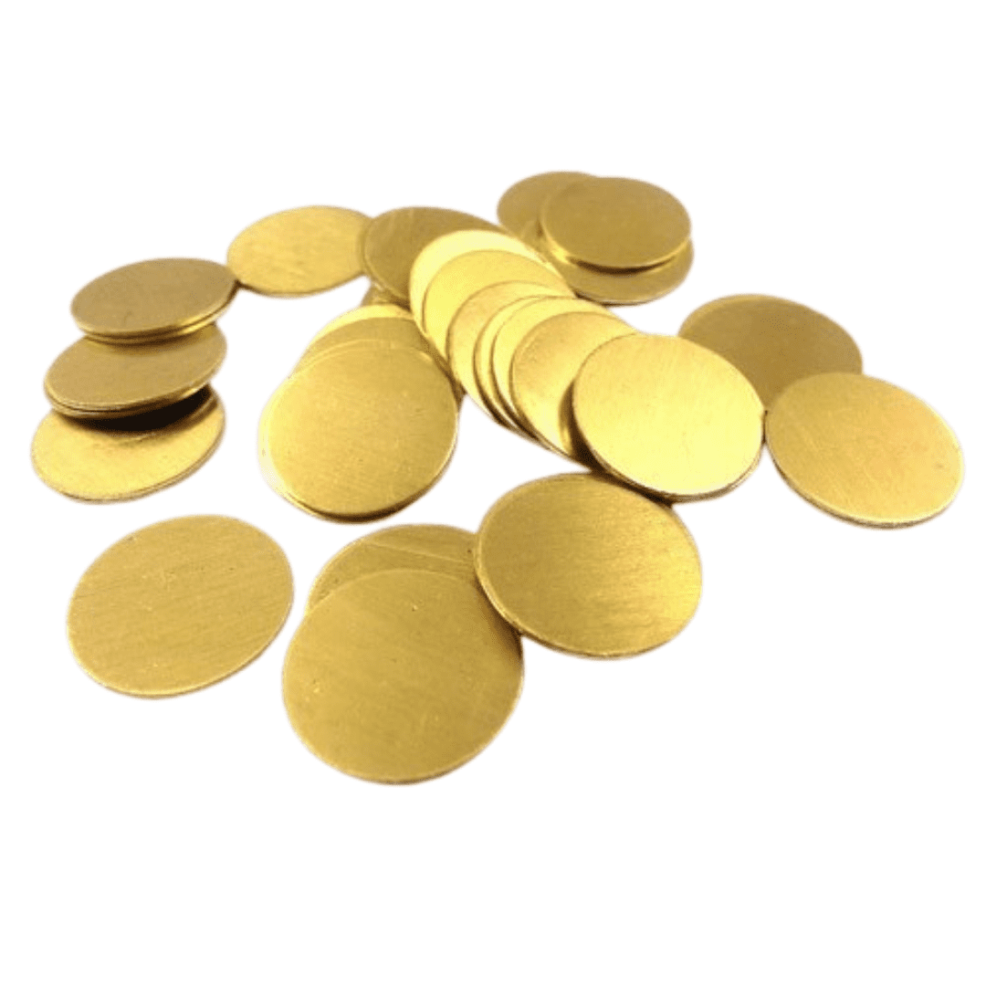 6 Brass Circles